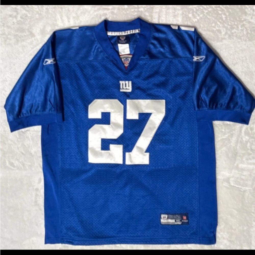 Reebok Blue and White Kids Jersey